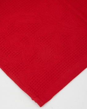 BUON APPETITO полотенце вафельное красный 1