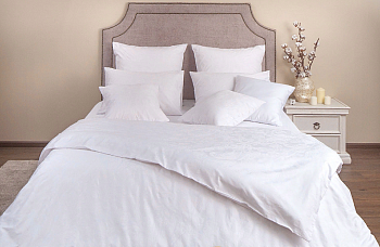 Постельное белье 1,5-М сатин Грейс белый 5721/1 ЦФ Хлопковый Край 