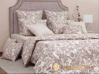 Постельное белье Дуэт бязь-люкс Виоланте беж 6008/5 Хлопковый Край