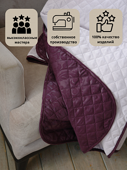 Покрывало 200х220 цв.фиолетовый/сирень 2008002/033 Орхидея