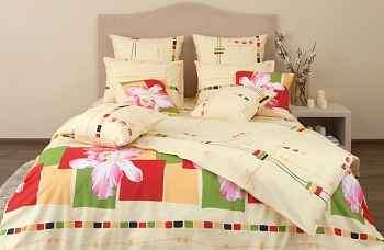 Постельное белье Евро бязь-люкс 4нав Каттлея 5675/1 Хлопковый Край