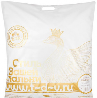 пуховая 70х70