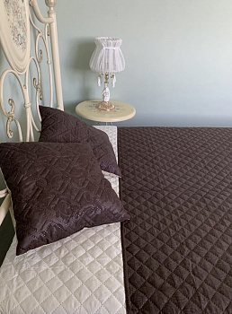 Покрывало 200х220 цв.шоколад-молочный 2008002/042 Орхидея