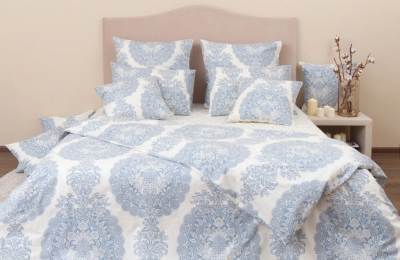 1,5 бязь-люкс Сицилия деним/1 Хлопковый Край 