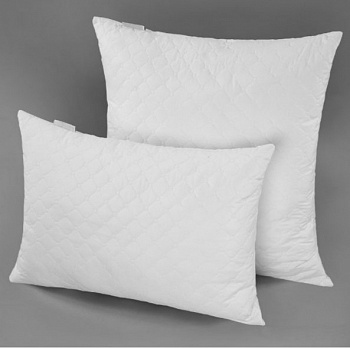 Подушка стеганая Лебяжий пух 70х70 микрофибра пакет КОМФОРТ Орхидея АКЦИЯ