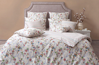 Постельное белье 2,0 сатин Элина 5645/1/1 Хлопковый Край