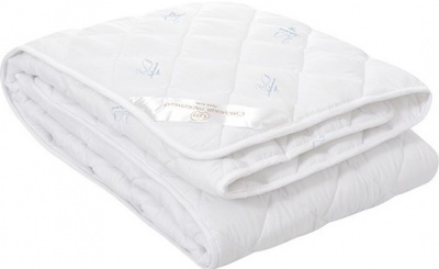 Одеяло Лебяжий пух 140х205 сатин тик 300гр Премиум СТ 1