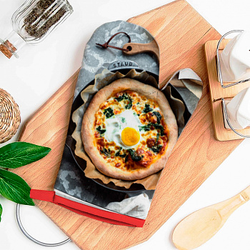 4650512525674 Рукавица 26х18 стеганная 'Время пиццы'