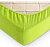 Простыня махровая на резинке 90х200х20 Салатовый 0020-4 ТГ