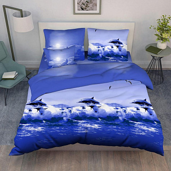 Постельное белье 2,0-М бязь 1511/1 Океан Василиса'22
