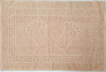 Коврик для ног бежевый