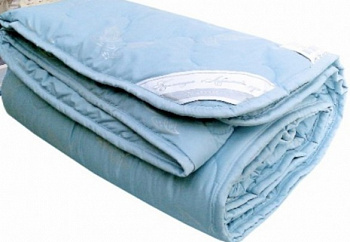 Одеяло Лебяжий пух детское 110х140 поликоттон  Адамас 1