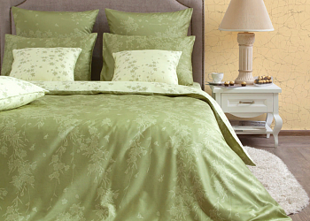 Постельное белье 2,0-М сатин Мирабель 5454/1 Хлопковый Край