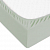 Простынь на резинке 120х200х30 поплин гл/кр фисташка Орхидея