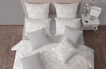 Постельное белье 2,0-М сатин Оскар лен 5723/9   Хлопковый Край