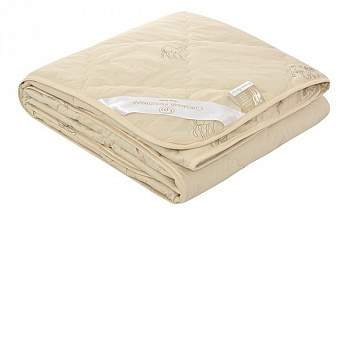 Одеяло Верблюжья шерсть 200х220 сатин/тик 150гр Премиум СТ