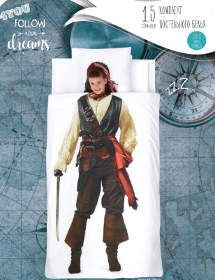 1,5 перкаль 4YOU Dreams Pirate панно 8983-1 70х70 