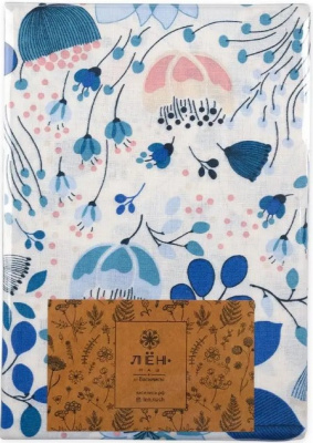 штора лен наш цветение 2