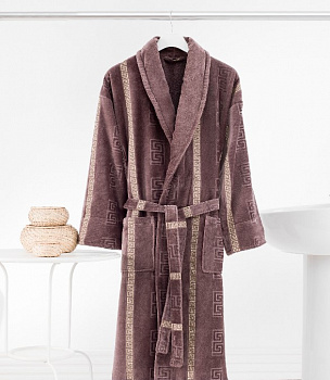 Халат PHILIPPUS Мужской Шалька Велюр GREEK